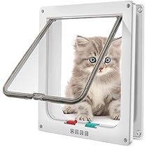 ペットドア 小型犬・猫用 ブラウン Amazon.co.jp: キャットドア ペットドア ブラウン L 壁 取り付け
